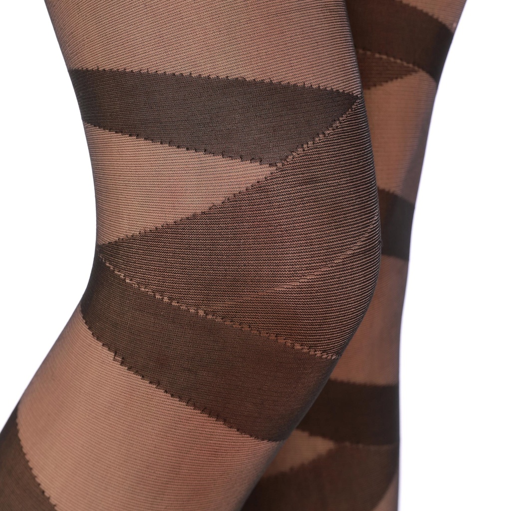 [AG10105/B] Pantyhose Criss Cross â€“ Schwarz