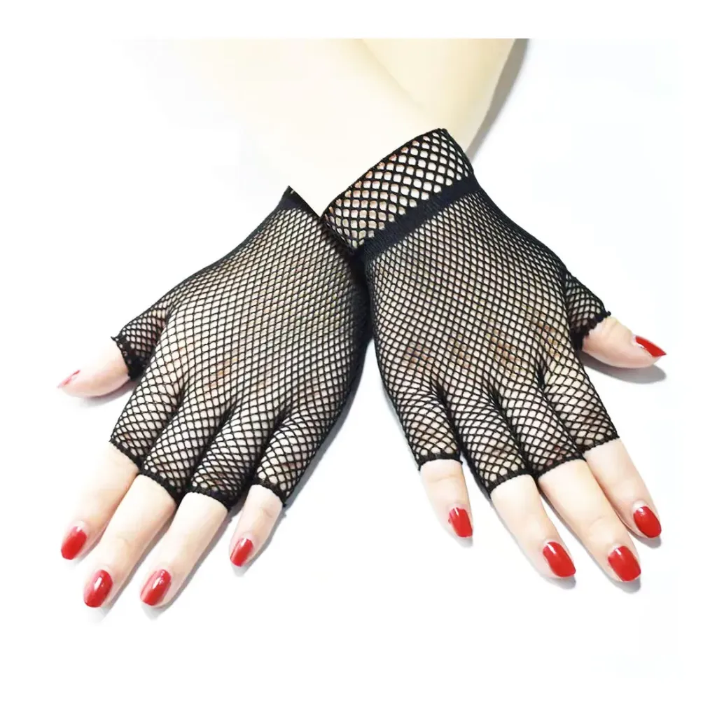 Halbfinger Netz-Handschuhe